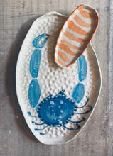 Load image into Gallery viewer, Large 2 Piece Blue Crab Platter 50cm