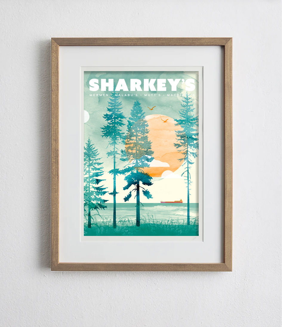 ANYWHEN SHARKEY'S PRINT LIMITED EDITION
